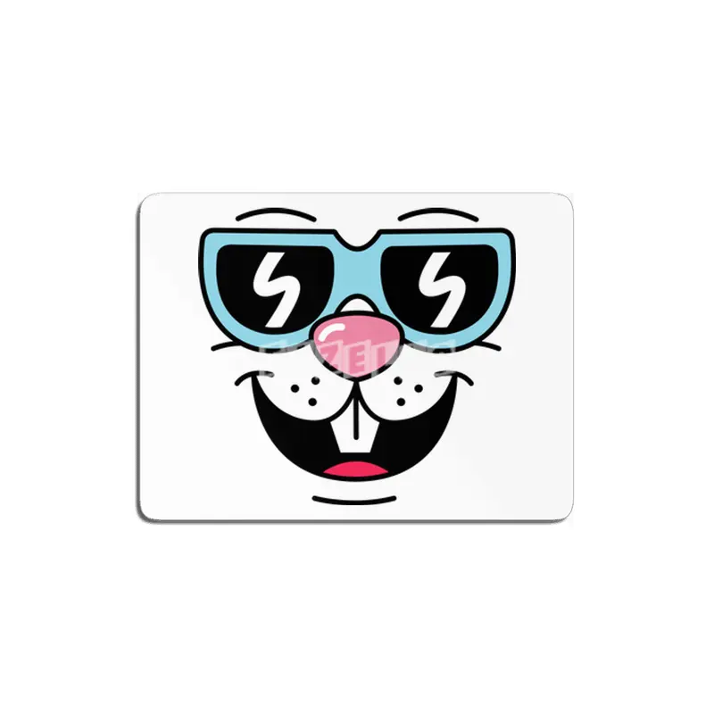 Cool Rabbit (face) MDF Tablo