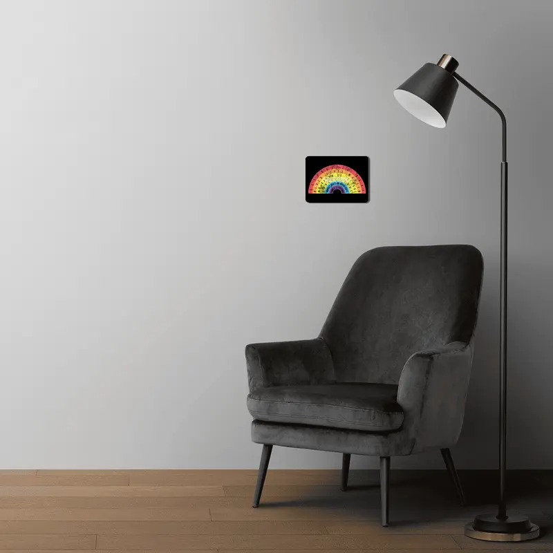 Science is Real Black Lives Matter Rainbow Shirt Vintage MDF Tablo