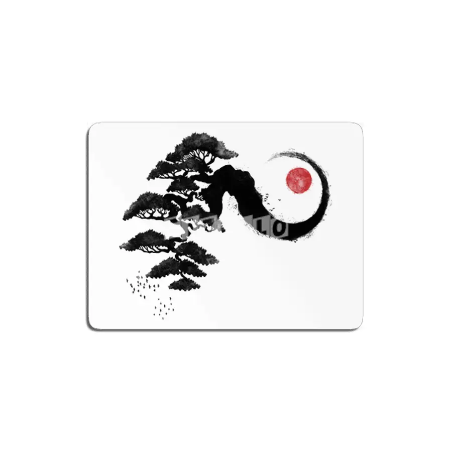 Bonsai Waves Sunset MDF Tablo