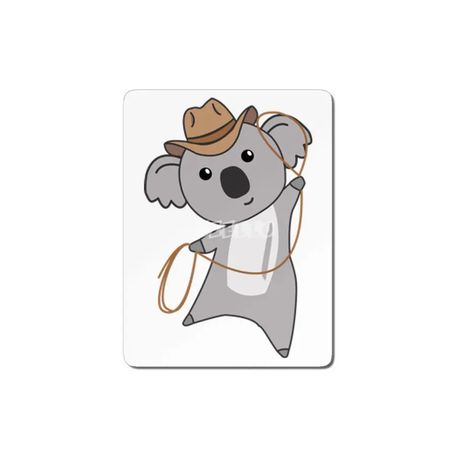 Cowboy Koala Koalas Koala Bear Western Australia MDF Tablo