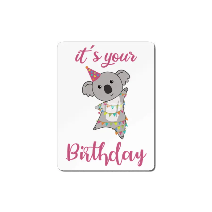 Happy Birthday Wishes To You Koala Cute Animals MDF Tablo