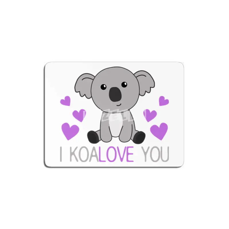 I Koalove You Cute Koala With Hearts Cute Animals MDF Tablo