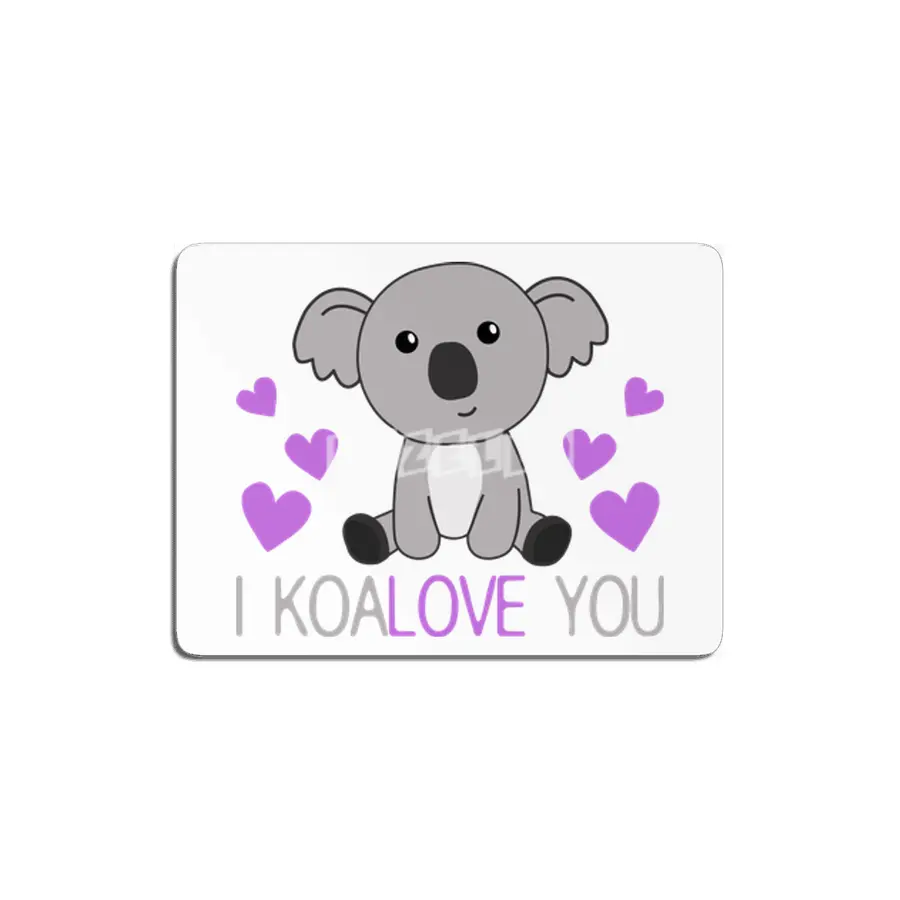 I Koalove You Cute Koala With Hearts Cute Animals MDF Tablo