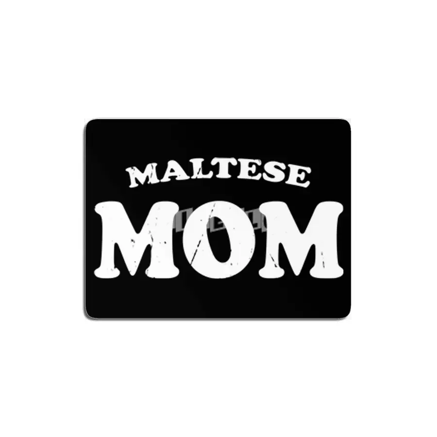 Maltese Mom Dog Mother Cute Pet Distressed T-Shirt Gift For Animal Lover Shelter Worker Funny MDF Tablo