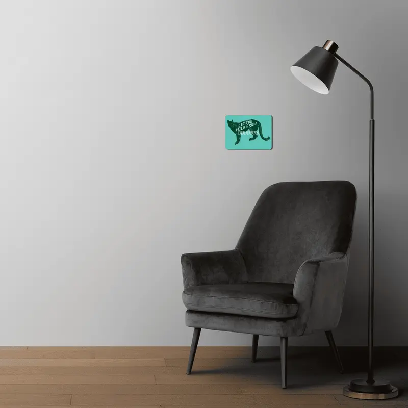 Let the wild grow MDF Tablo