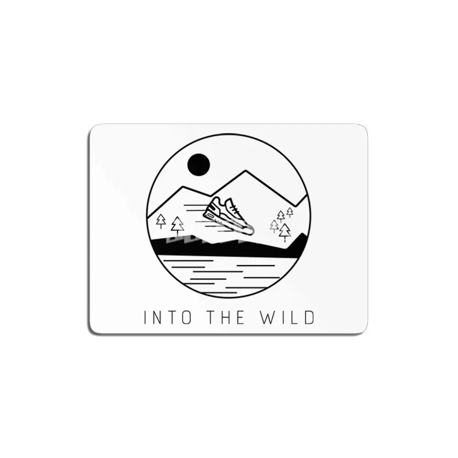 Into the Wild (Black Outline) MDF Tablo