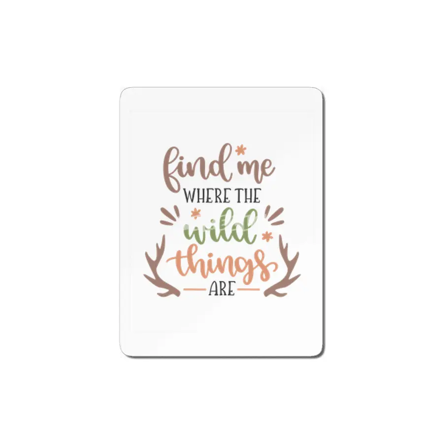Find me where the wild things are MDF Tablo