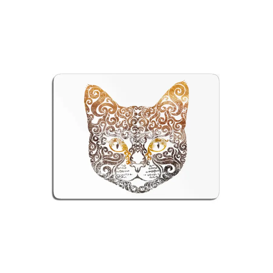 Swirly Cat MDF Tablo