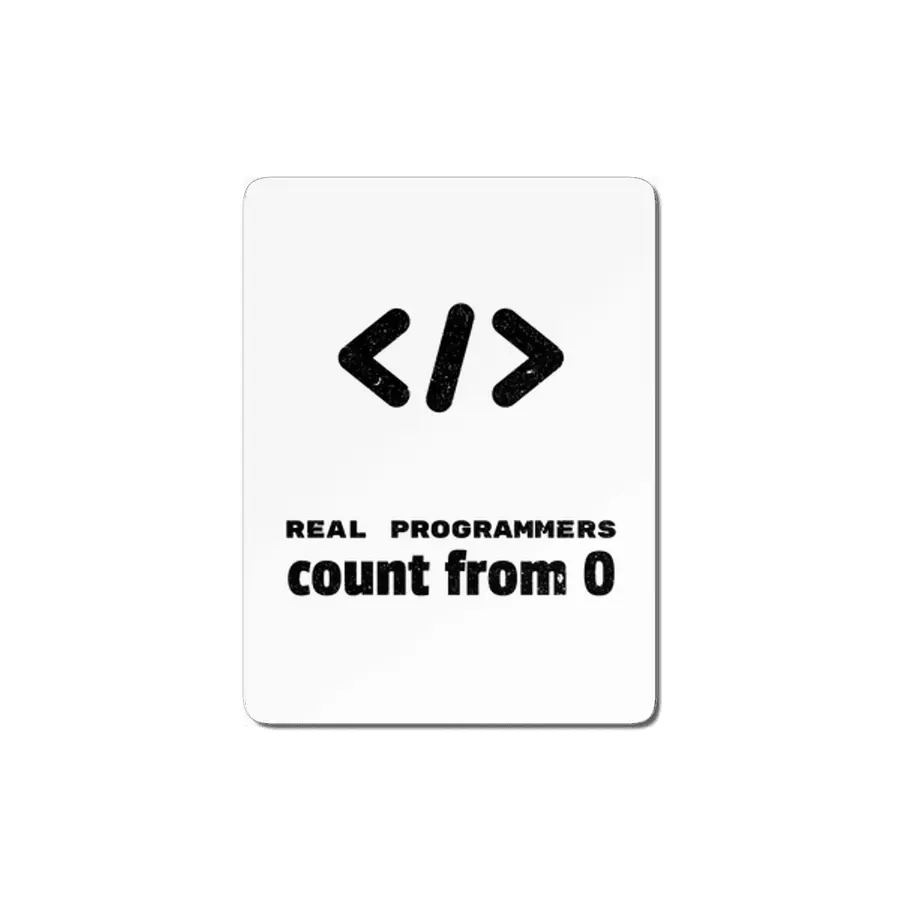 Basic Coding Math | Real Programmers Count From "0" MDF Tablo