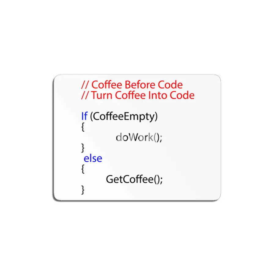 Coffee and Coding Gift idea  Programmers MDF Tablo