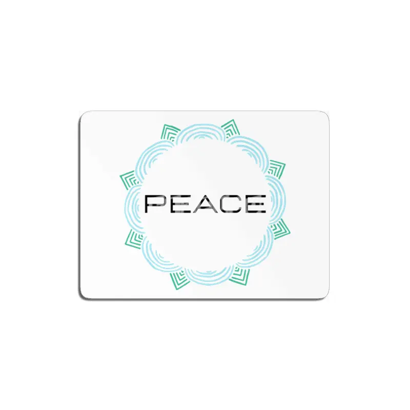 Peace Mandala | Yoga | Pilates | Rave | Floral MDF Tablo