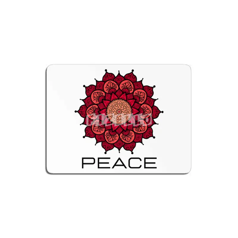 Peace Mandala | Yoga | Pilates | Rave | Floral MDF Tablo