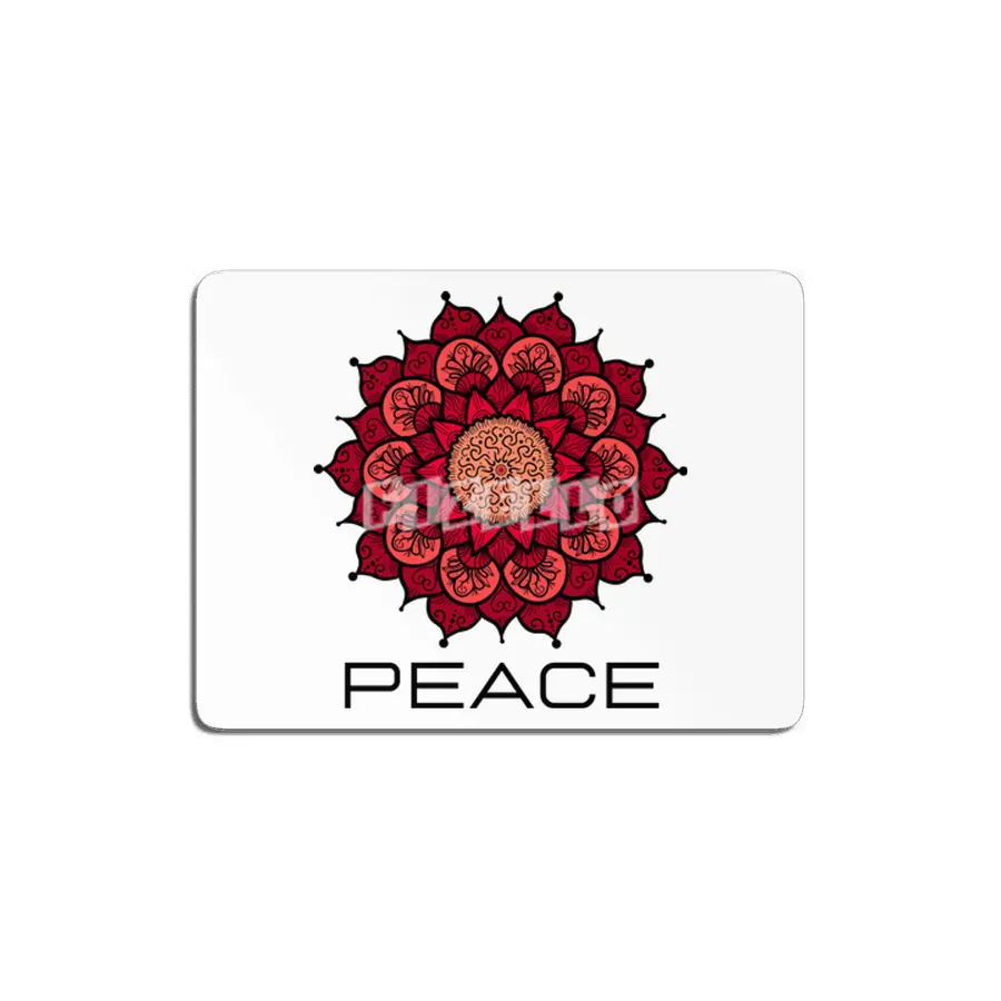 Peace Mandala | Yoga | Pilates | Rave | Floral MDF Tablo