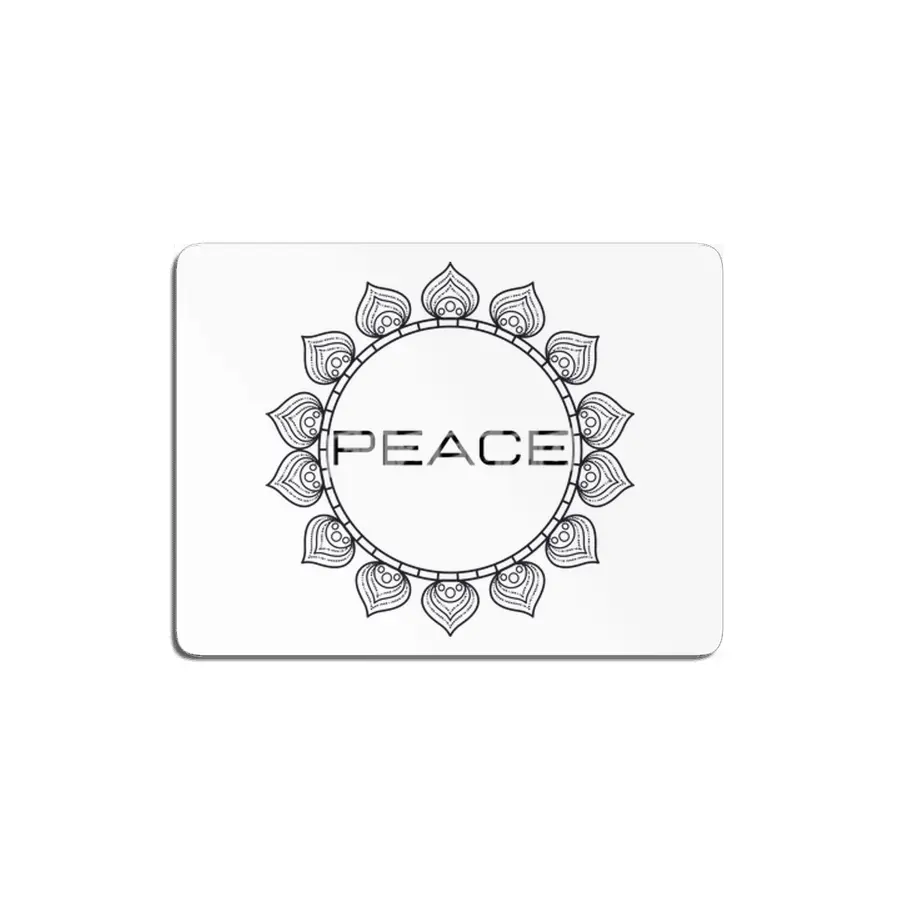 Peace Mandala | Yoga | Pilates | Rave | Floral MDF Tablo