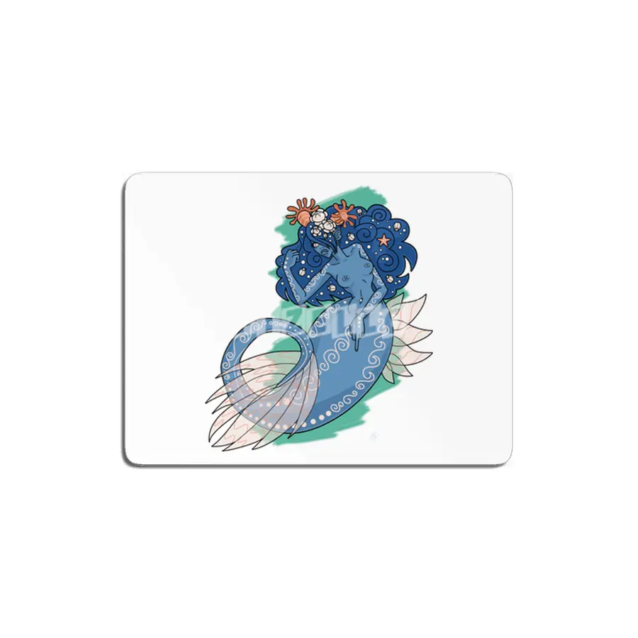 Mermaid Grabs Back MDF Tablo
