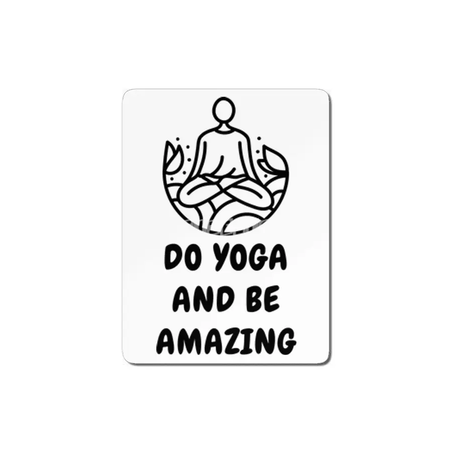 Amazing Yoga Cute Funny Shirt Good Vibes Spiritual Workout Meditation Gym Chakra Yogi Mindfulness MDF Tablo