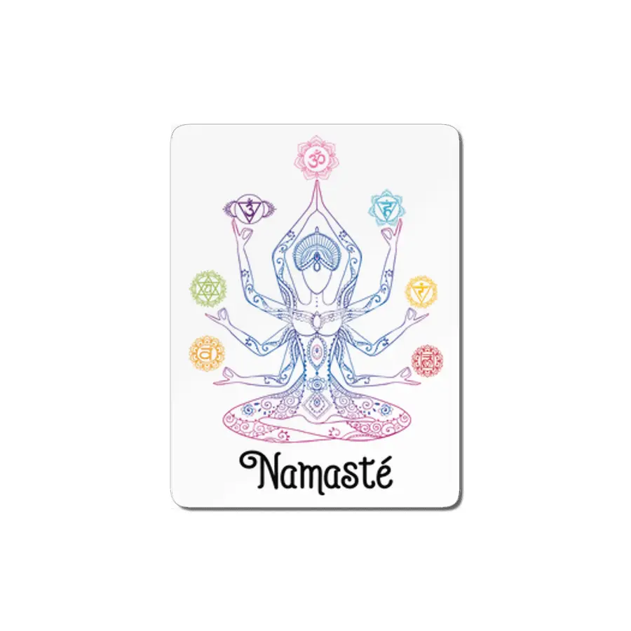 Namaste , Yoga , chakra MDF Tablo