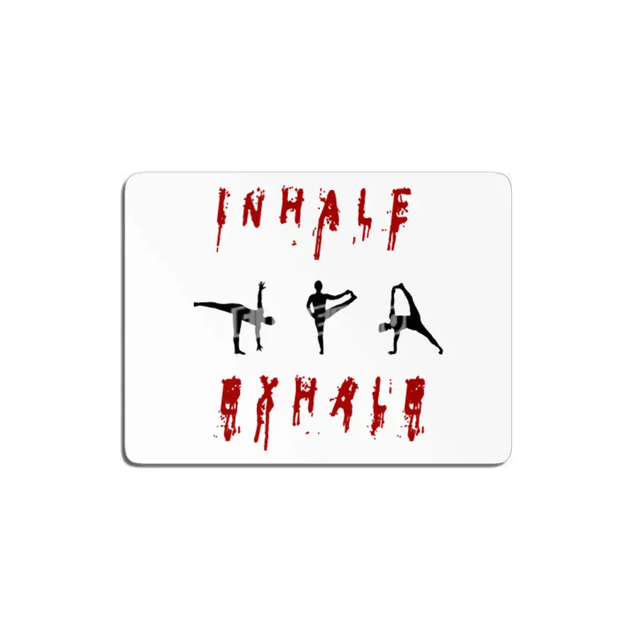 inhale and exhale yoga design MDF Tablo