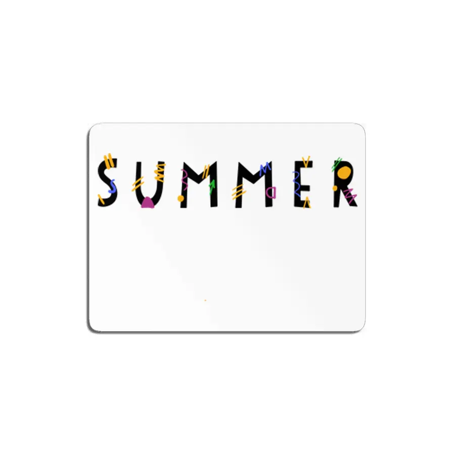 Summer colourful lettering MDF Tablo