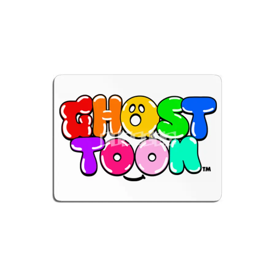 GHOSTTOON™ Series Logo Colorful Bubble Graffiti Tee Shirt MDF Tablo