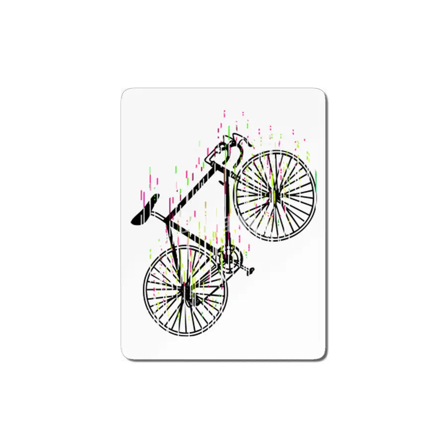 Racing Bike Colorful Colors Cycling Art MDF Tablo
