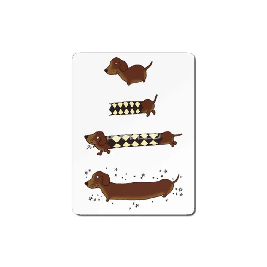 Perfect creation of a dachshund MDF Tablo