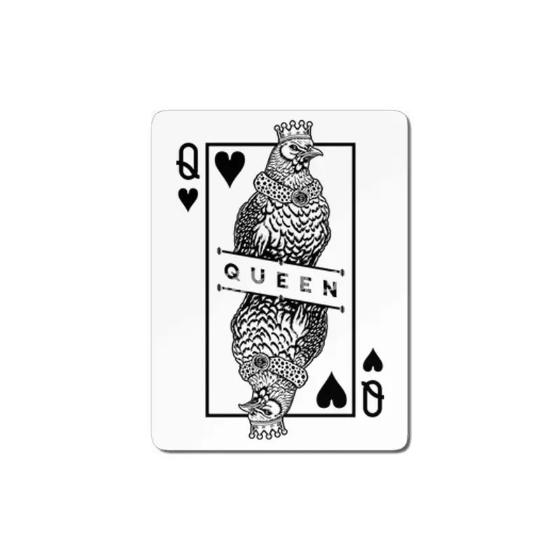 Chicken Lover Hen Queen Of Hearts Farm Poultry Pop Art MDF Tablo