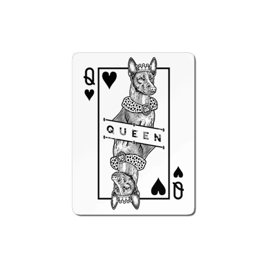 Cirneco dell'Etna Queen Of Hearts Funny Dog Lover Pop Art MDF Tablo