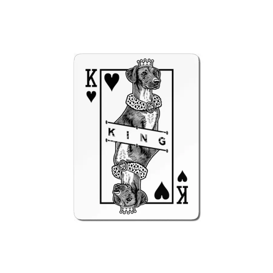Azawakh King Of Hearts MDF Tablo