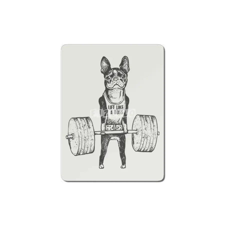 Boston Terrier Lift MDF Tablo