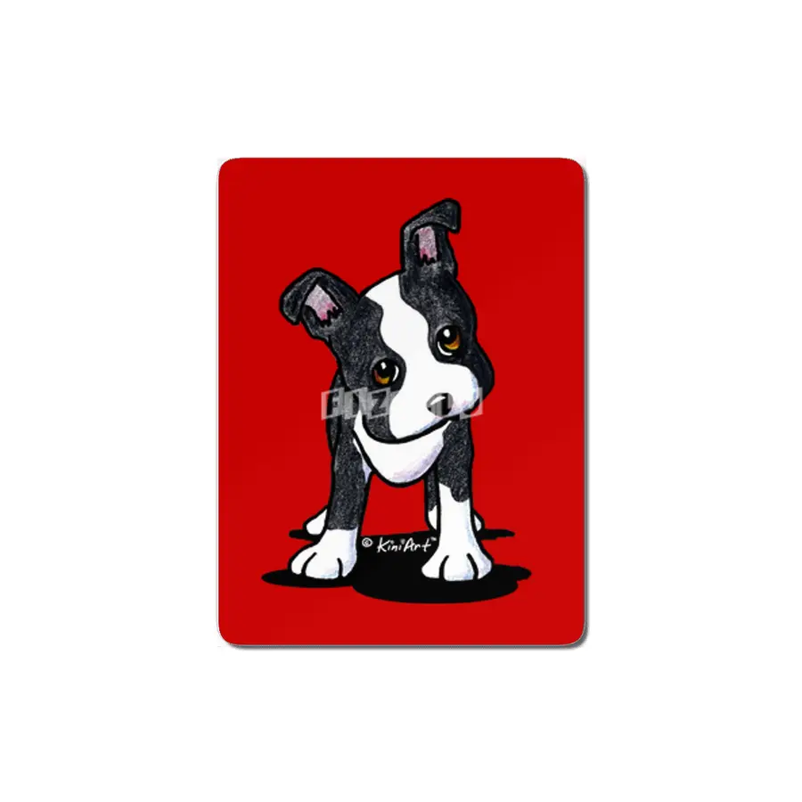 KiniArt Boston Terrier MDF Tablo