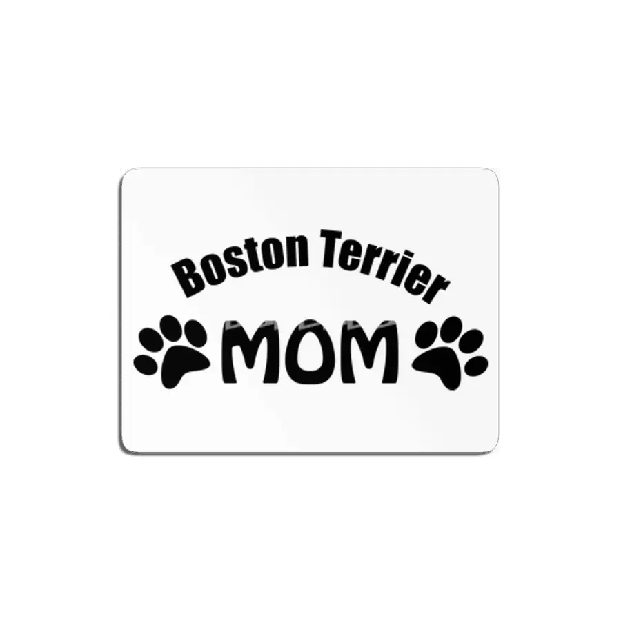 Boston Terrier Mom MDF Tablo