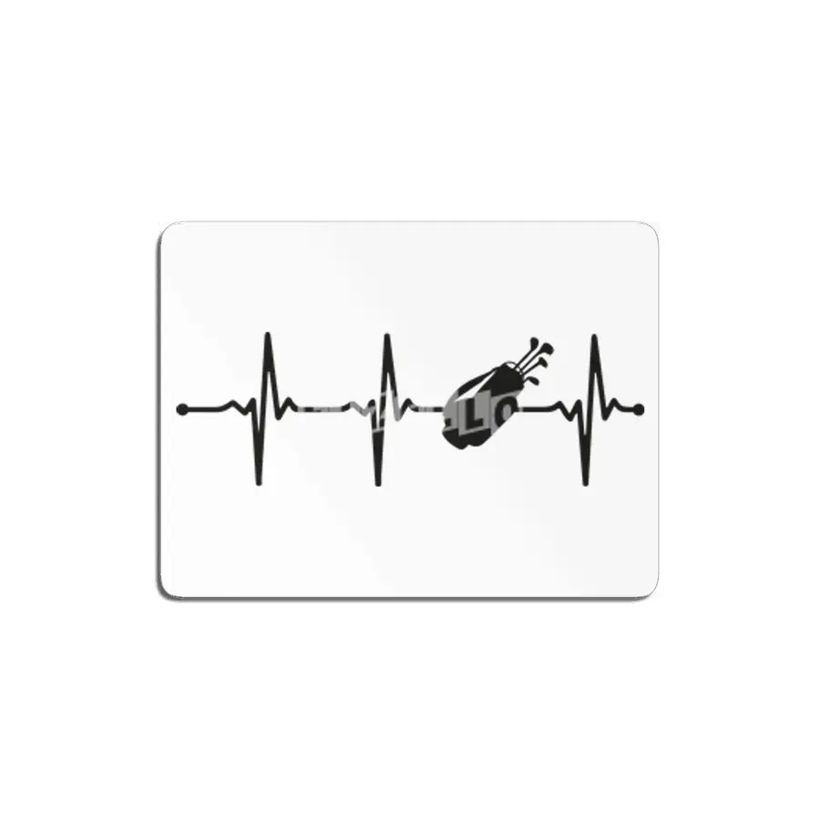 Golf Club ECG Heartbeat Pulse Bv MDF Tablo