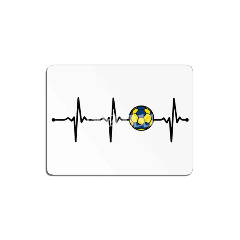 Handball Ball Ecg Minimalist Heartbeat Pulse Bv MDF Tablo