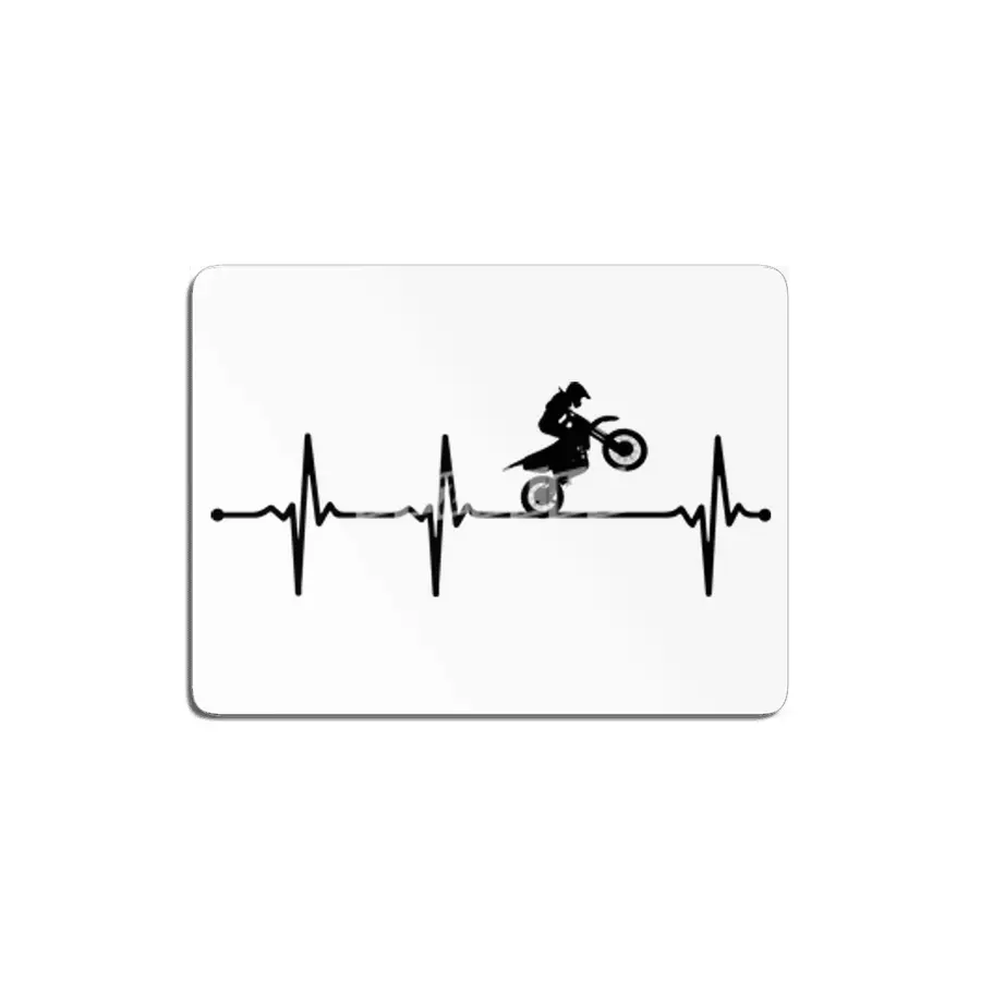 Rider Motorcycle Heartbeat ECG Sports Biker Bv MDF Tablo
