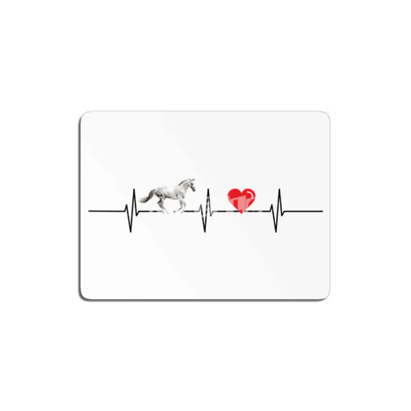 Horse Horse Love Heart Heartbeat Riding MDF Tablo