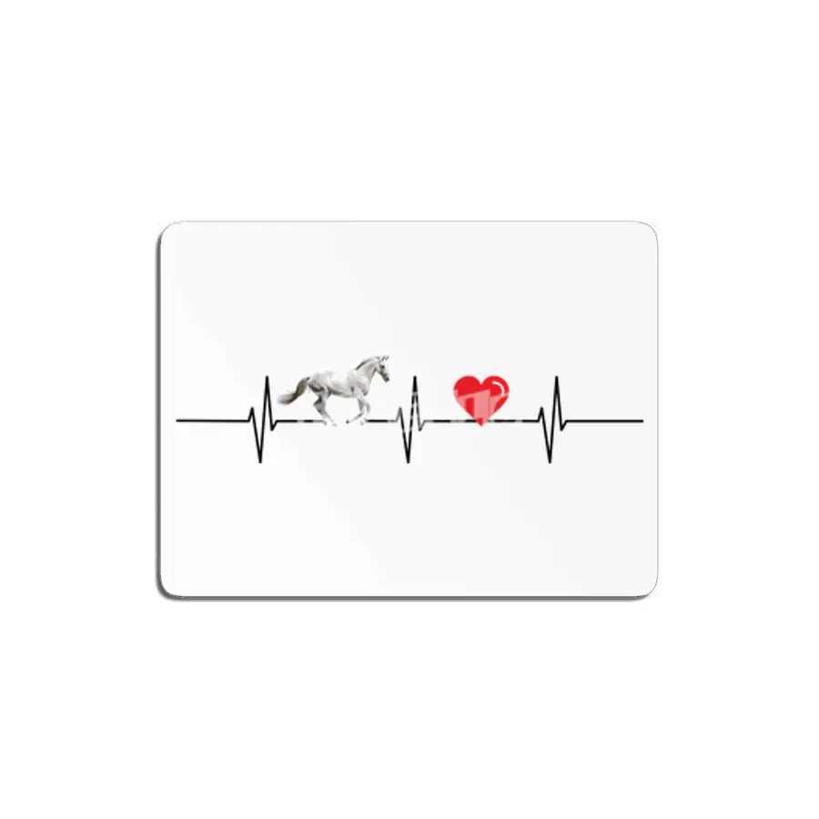 Horse Horse Love Heart Heartbeat Riding MDF Tablo