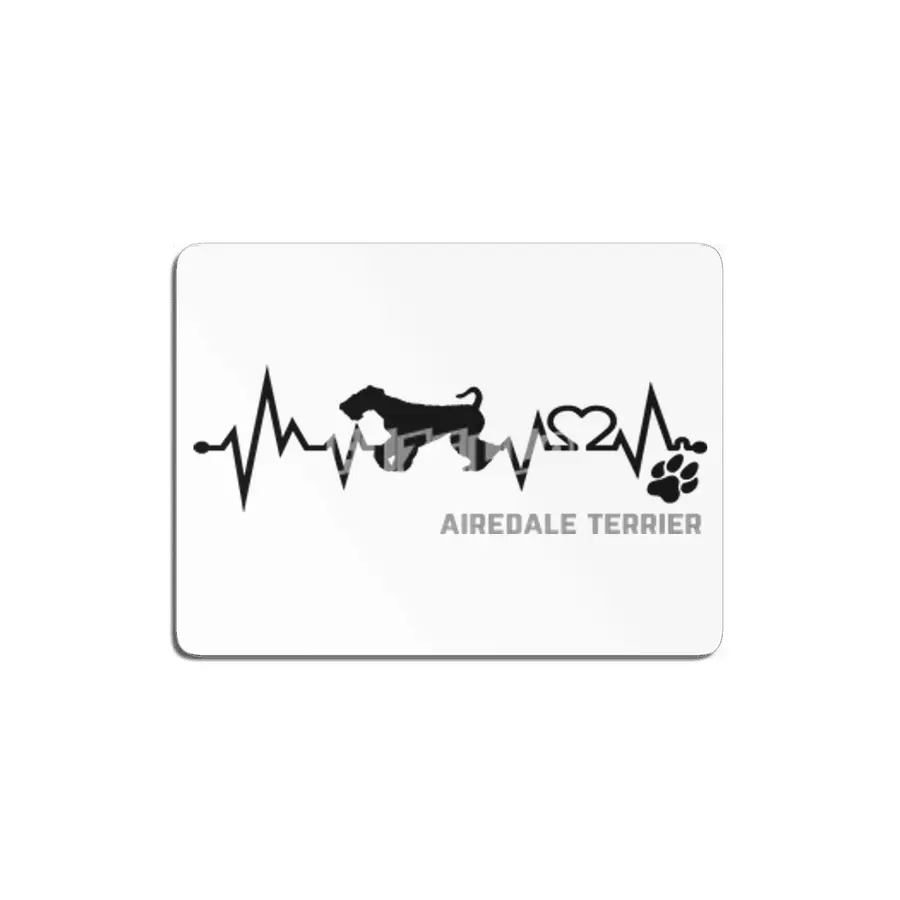 Airedale Terrier Heartbeat MDF Tablo