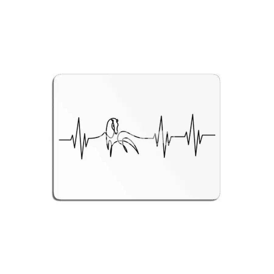 Horses Heartbeat Rider Rider Pulse Ponny MDF Tablo