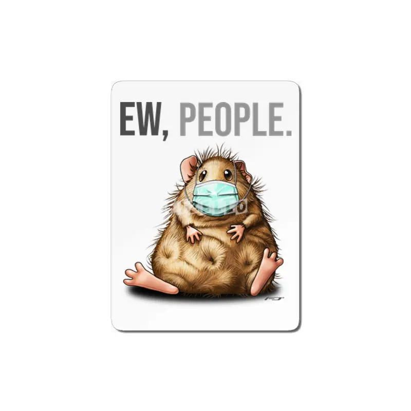 Ew People Guinea Pig With Mask MDF Tablo