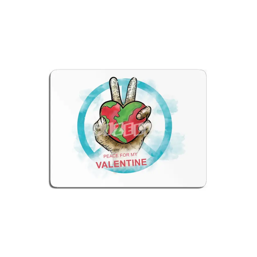 peace for my valentine MDF Tablo