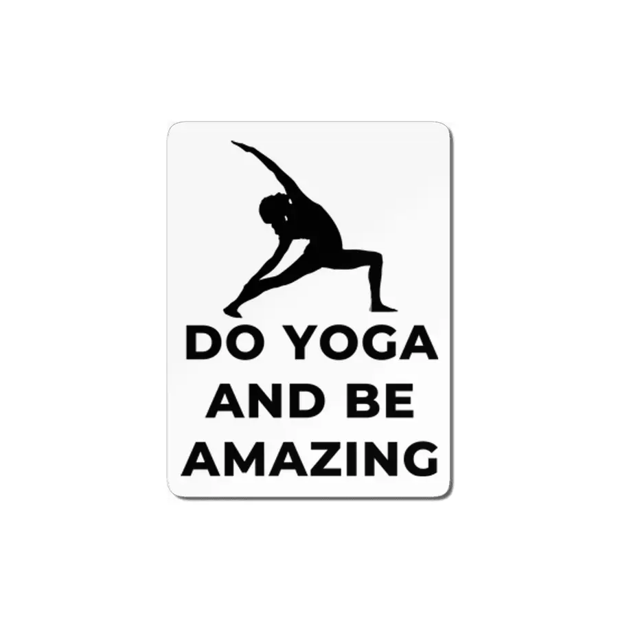 Be Amazing Yoga Cute Funny MDF Tablo