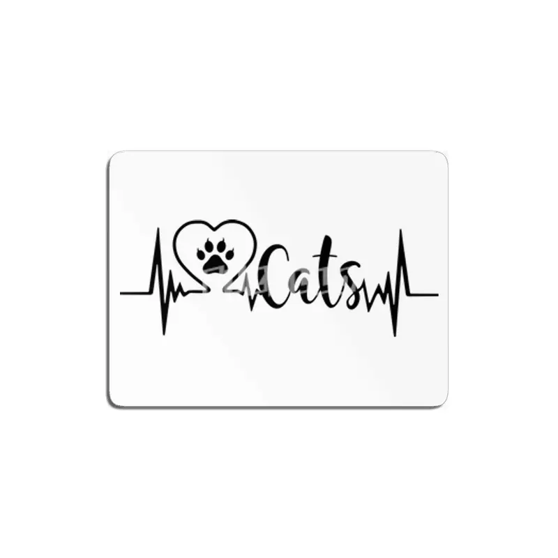 CAT LOVER GIFTS CATS HEARTBEAT MDF Tablo