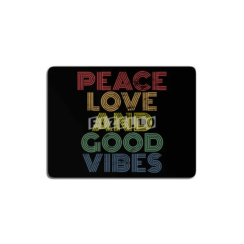 Peace Love And Good Vibes distressed MDF Tablo