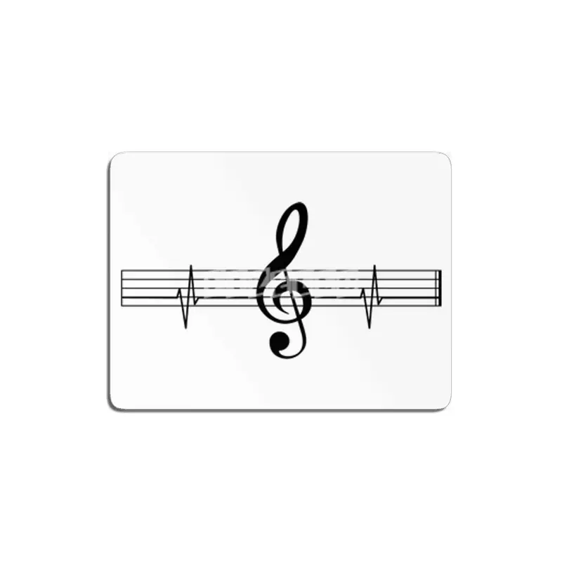 Music Heartbeat Cute Music Lovers MDF Tablo