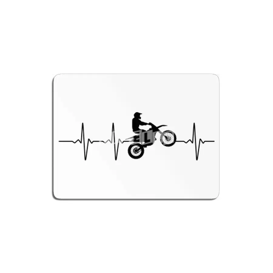 Dirt Bike Heartbeat | Motorbike Stunt Racing Pulse MDF Tablo