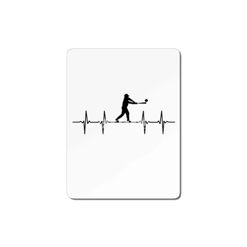 Baseball heartbeat design for baseball players, coaches and lovers MDF Tablo