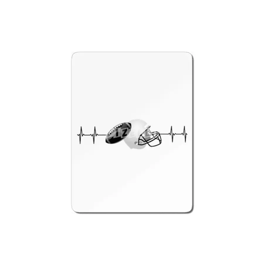 Rugby heartbeat design for players, coach and sports lovers boys, girls, teens, young, men and women MDF Tablo