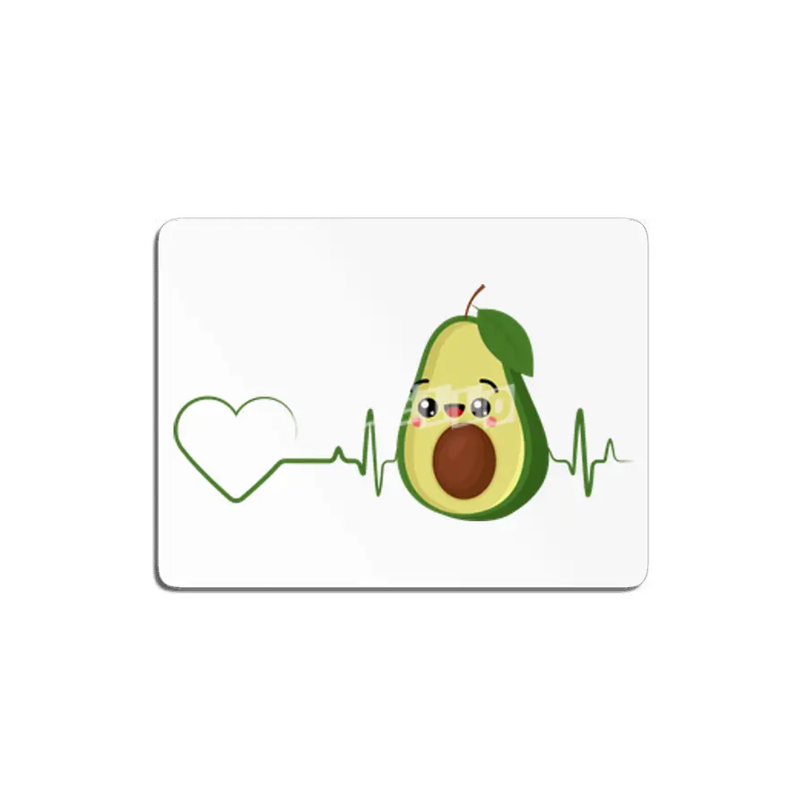 Avocado Heartbeat Avocado Vegan Men Women Design MDF Tablo