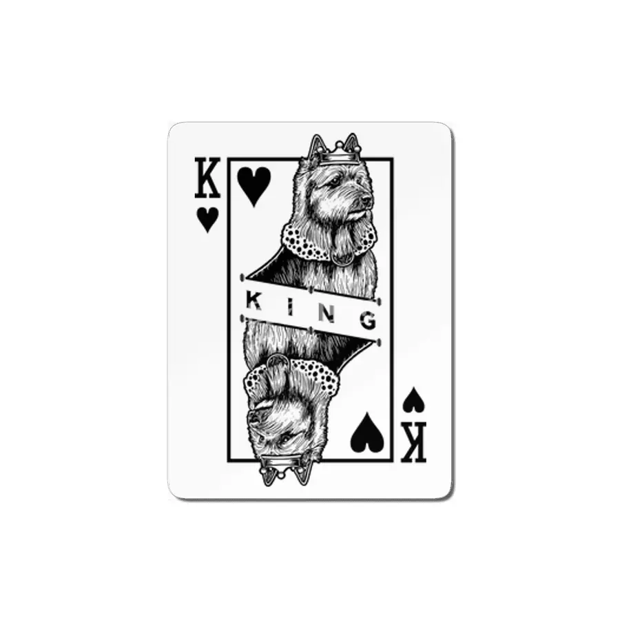 Australian Terrier King Of Hearts MDF Tablo